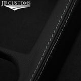 GREY STITCH LEATHER RADIO SURROUND COVER FITS MAZDA MX5 MK1 MIATA 94-98