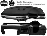 BLACK STITCH DASH DASHBOARD LEATHER & SUEDE COVER FOR BMW 3 E90 E91 E92 E93