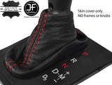 RED STITCH REAL LEATHER AUTOMATIC GEAR GAITER FITS HONDA ACCORD MK7 2003-2007