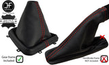 RED STITCH LEATHER GEAR+PLASTIC FRAME & HANDBRAKE GAITER FOR FREELANDER 2 LR2