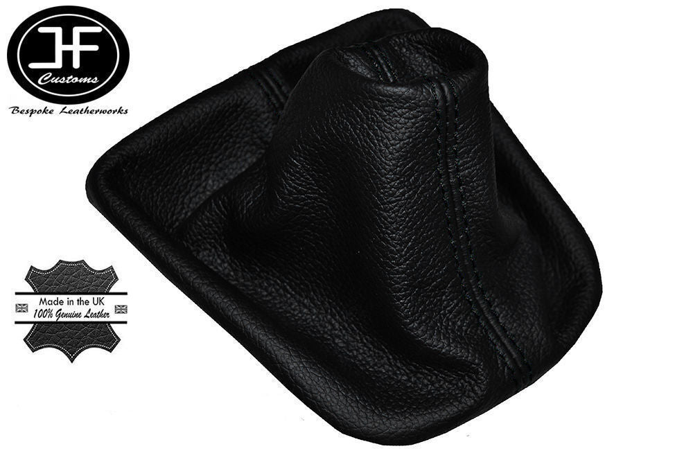 BLACK STITCH FITS FORD GALAXY SEAT ALHAMBRA VW SHARAN MK2 LEATHER GEAR COVER