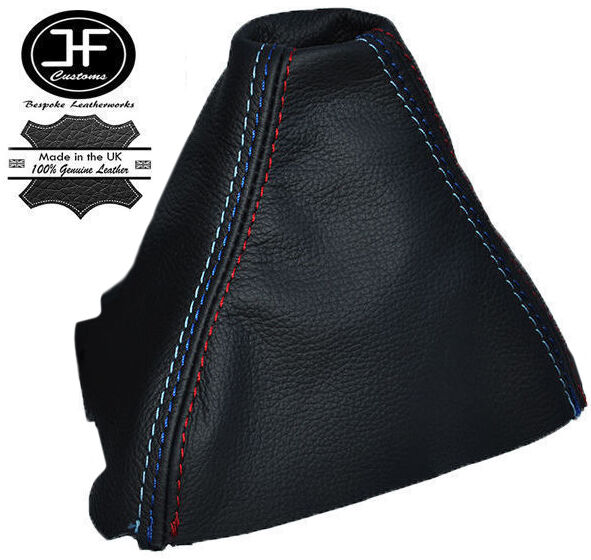 TRI STITCH MANUAL GENUINE LEATHER GEAR GAITER FOR BMW 1 SERIES F20 F21 2011+