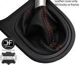 RED STITCHING LEATHER MANUAL GEAR GAITER FITS MG MG3 2011-2016 CUSTOM NEW