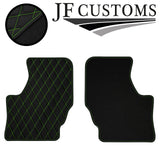 GREEN DIAMOND STITCH VINYL 4XTAILORED FLOOR CARPET FOR NISSAN 200SX 89-94 JF1