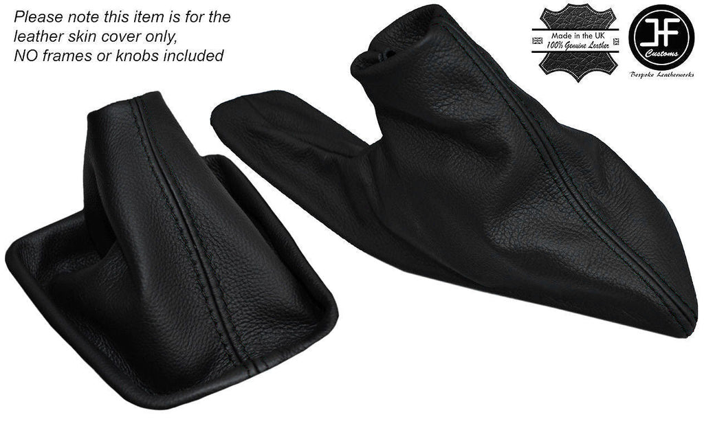 BLACK STITCHING LEATHER GEAR & HANDBRAKE GAITER SET FOR BMW Z3 1995-2002
