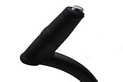 FITS AUDI A3/S3 04-11 black stitch LEATHER HANDBRAKE HANDLE COVER MADE IN UK
