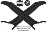 BLACK&BLACK 2X A PILLAR 2 TONE LEATHER COVER FOR BMW MINI COOPER R50 R53 01-06