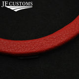 FITS VW VOLKSWAGEN FOX 05-12 RED & BLACK LEATHER GEAR GAITER + SURROUND FRAME