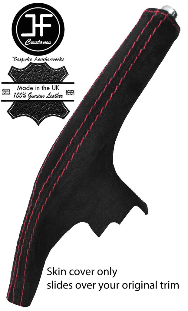 RED  STITCHING REAL SUEDE HANDBRAKE GAITER FITS HONDA S2000 1999-2009 CUSTOM NEW