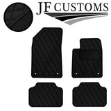 BLACK DIAMOND STITCH VINYL 4X TAILORED FLOOR CARPETS FOR CITROEN C6 05-12 JF1