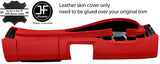 RED  LEATHER OVAL DASH DASHBOARD COVER FOR PORSCHE 944 968 86-95 STYLE 2