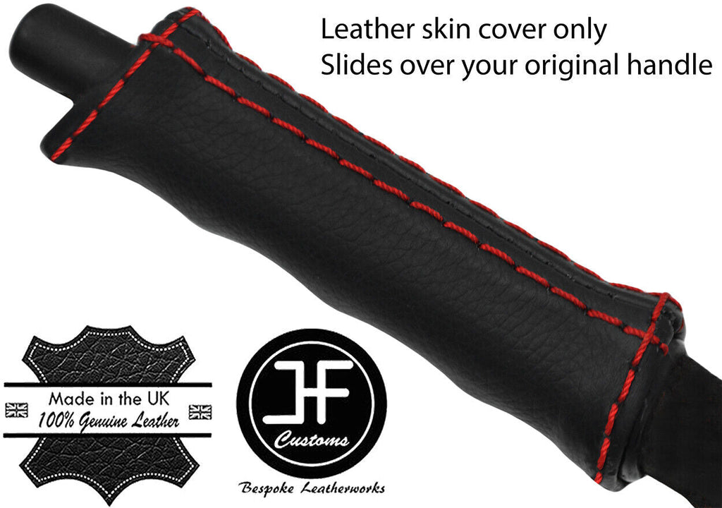 RED STITCH REAL LEATHER HANDBRAKE HANDLE COVER FITS PORSCHE 911 912 930 63-90