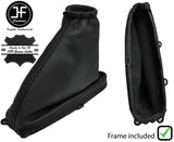 BLACK STITCH LEATHER HANDBRAKE+PLASTIC FRAME FITS FORD ESCORT MK6 MK7 96-04