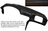 ORANGE STITCH FITS CORVETTE C5 1997-2004 TOP DASH DASHBOARD LTHR SKIN COVER ONLY