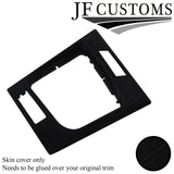 BLACK STITCH SUEDE GEAR SURROUND COVER FOR BMW E46 99-05 COUPE JF2 CUSTOM NEW