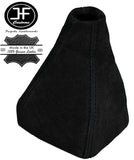 BLACK STITCHING REAL SUEDE MANUAL GEAR GAITER FITS SAAB 93 9-3 SS 2003-2011