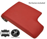 TANIN RED GENUINE TOP GRAIN LEATHER ARMREST COVER FITS BMW E46 3 SERIES 98-2005