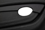 BLACK STITCH 2X FULL DOOR CARD TRIM LEATHER COVERS FOR MGTF MK2 00-06 STYLE 2