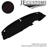 D RED STITCH NAPPA LEATHER DASH DASHBOARD COVER FITS PORSCHE 911 997 04-12