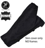 BLACK STITCHING REAL SUEDE HANDBRAKE GAITER FOR VAUXHALL OPEL CORSA D 2006-2014