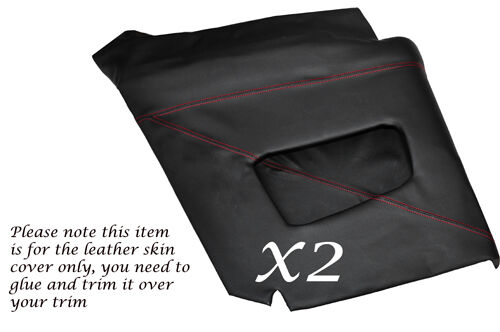 RED STITCHING FOR TRIUMPH STAG MK1 MK2 2X REAR QUARTER PANEL LEATHER SKIN COVER