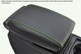 green stitch FITS VOLVO V70 XC70 00-07 LEATHER ARMREST COVER ONLY CUSTOM NEW