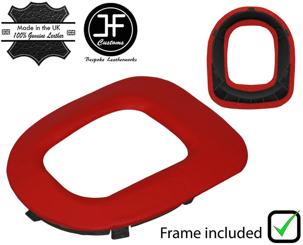 RED LEATHER AUTOMATIC GEAR TRIM SURROUND FRAME FOR MERCEDES VITO W638 96-03