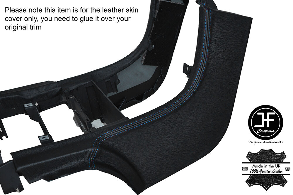 BLUE STITCH DASH CENTER CONSOLE LEATHER COVER FITS CHRYSLER CROSSFIRE 03-08