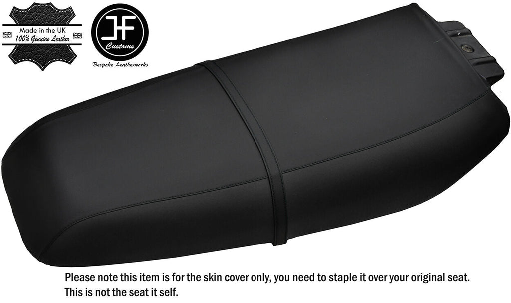 BLACK STITCH CUSTOM FITS KAWASAKI 750 Xi 92-97 VINYL SEAT COVER + STRAP