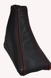 red stitching FITS VW TOURAN CADDY DSG AUTOMATIC LEATHER GEAR GAITER MADE IN UK