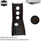 ORANGE STITCH CENTRE CONSOLE TRIM LEATHER COVERS FITS PORSCHE 914 1969-1976