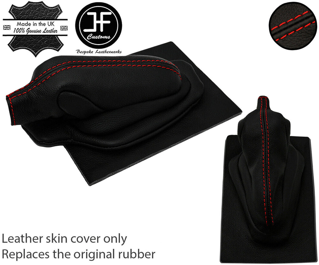 RED STITCH LEATHER HANDBRAKE RUBBER REPLACEMENT FOR VW T3 TYPE 3 1500 1600
