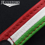 ITALIAN FLAG LEATHER TAILGATE BOOT PULL STRAP HANDLE FITS FIAT 500 ABARTH 07-16