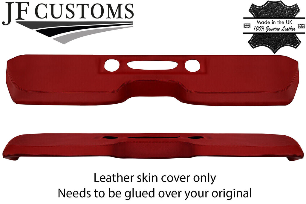 D RED LEATHER TOP DASH DASHBOARD COVER FITS FORD MUSTANG 1964-1965 CUSTOM NEW