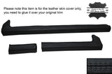 BLACK STITCH 3X DASH DASHBOARD TRIM LEATHER SKIN COVERS FITS ALFA ROMEO GTV GTV6