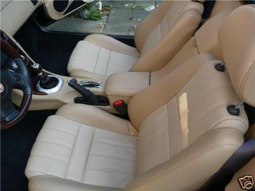 FITS MG TF MGTF BLACK GEAR&HANDBRAKE GAITER GENUINE LEATHER CUSTOM NEW