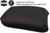 RED STITCH ARMREST LID REAL LEATHER COVER FITS MERCEDES R CLASS W251 06-12