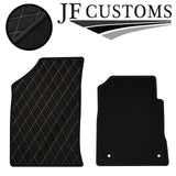 CREAM DIAMOND VINYL 4XTAILORED FLOOR CARPET FOR SSANGYONG TIVOLI AUTO 15-21 JF1