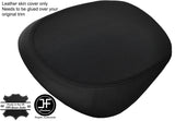 BLACK & BLACK TOP GRAIN LEATHER SPEEDO HOOD COVER FOR VAUXHALL OPEL MOKKA 12-18