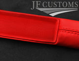 RED ITALIAN LEATHER 2X CAR KEY HOLDER PROTECTOR FITS MERCEDES SL R231 2012-2020