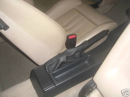 FITS BMW E30 BLACK HANDBRAKE GAITER GENUINE LEATHER QUALITY CUSTOM NEW