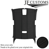 BLACK STITCH D GREY SUEDE ROOF HEADLINER COVER FOR VW JETTA MK5 05-19 5DR