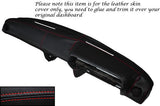 RED STITCH DASH DASHBOARD LEATHER SKIN COVER FITS TALBOT SUNBEAM CUSTOM NEW