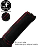 RED STITCH SUEDE HANDBRAKE HANDLE COVER FITS ALFA ROMEO 156 1998-2002 CUSTOM NEW