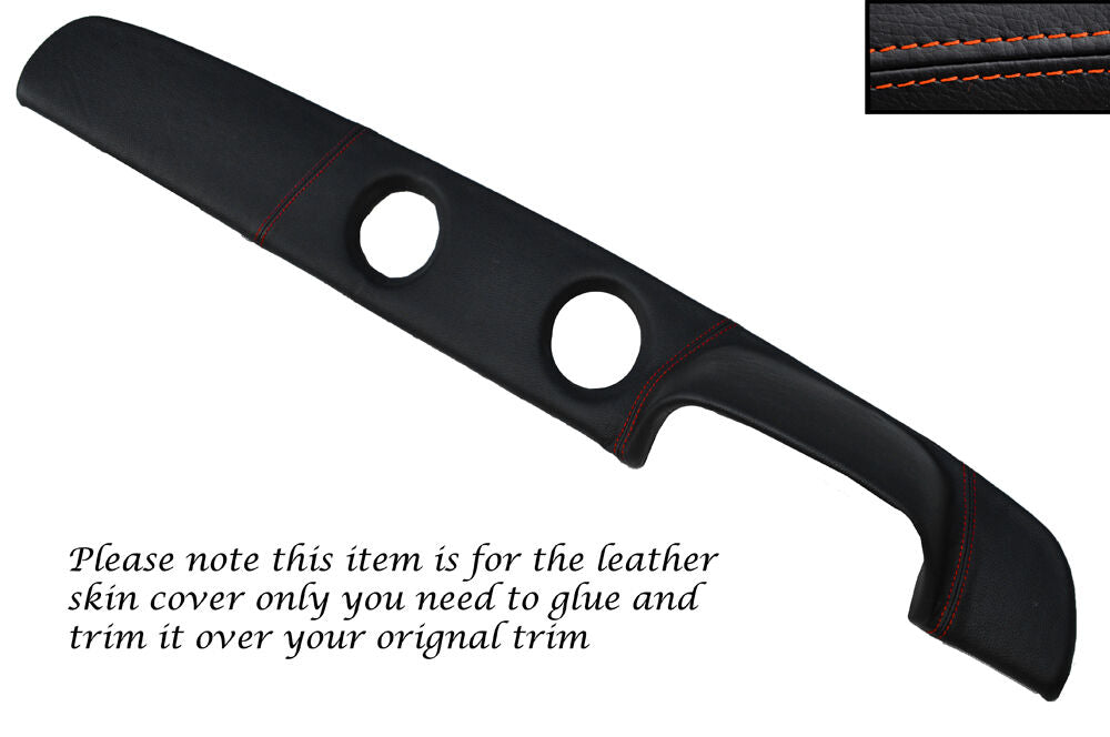 ORANGE STITCH TOP DASH DASHBOARD SKIN COVER FITS FORD ESCORT MK1 RS2000 RS1600