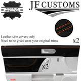 ORANGE STITCH 4X FRONT DOOR TRIMS + CAPPINGS COVERS FOR VW NEW BEETLE 98-11