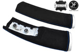 BLUE STITCH 2X DOWN TUBES SUEDE COVERS FITS BMW MINI COOPER S R50 R53 01-06