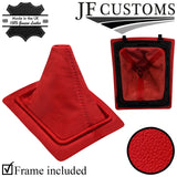RED ITALIAN LEATHER GEAR + SURROUND COVER + FRAME FITS CADILLAC CTS V 04-07