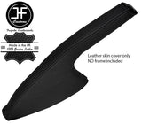 BLACK STITCH HANDBRAKE GAITER TOP GRAIN LEATHER COVER FOR FITS VW POLO 6R 09-17