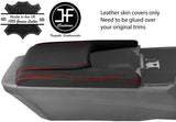 RED STITCH LEATHER CONSOLE SIDE TRIM&ARMREST COVER FOR HONDA CIVIC MK10 17-19